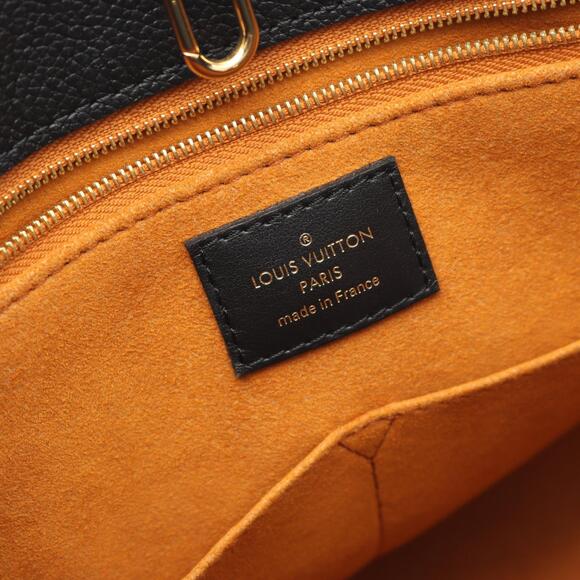 Louis Vuitton On the Go Monogram Empreinte Leather Tote Bag Black - Picture 4 of 9